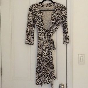 Diane Von Furstenberg silk wrap dress